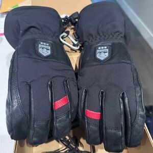 Hestra Power Heater Gauntlet Gloves - Black
